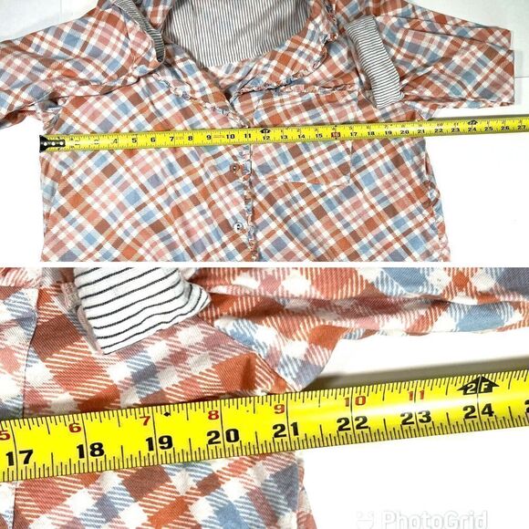 Soft Surroundings medium Flannel Plaid Pajamas Night Divine 2 piece PJ Set - Picture 13 of 14